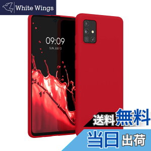 �y���������zkwmobile �X�}�z�P�[�X Samsung Galaxy A50�Ή� �P�[�X - �ϏՌ� ����~�� �\�t�g TPU �V���R�� - ���x���_�[ �F�F�N���V�b�N ���b�h�A�T�C�Y�FGalaxy A51