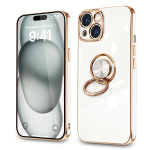 �y���������ziPhone 16e �P�[�X �����O�t�� �ϏՌ� �A�C�t�H��16e �����O �J�o�[ 360°��] �X�^���h�@�\ TPU �ԍڃz���_�[�Ή� 6.1�C���` �����Y�ی� �X�g���b�v�z�[���t�� �F�F�z���C�g�A�T�C�Y