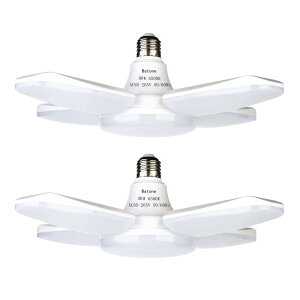 �y���������zBatone LED�K���[�W���C�g 80W �y���_���g���C�g �V�[�����O���C�g5���� �p�x���߉\ �ȃG�l ���ԏ� �q�� �W���ȂǂɑΉ� ��Ɠ� �܂肽���� �ό`�\ �F�F�z���C�g�A�T�C�Y�F80W/2