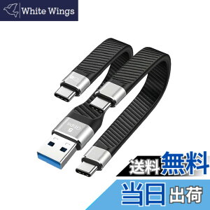 �y���������zEzo Flex USB-C to USB-C �Z���P�[�u�� 13.5cm ���` �f�[�^�]���E�[�d�P�[�u�� PD�[�d�Ή� 0.13m USBC - USBC Type-C to Type-C �t���b�g�P�[�u�� Thunderbolt 3 / 4 �Ή� �����f�[�^�]�� �����[�d
