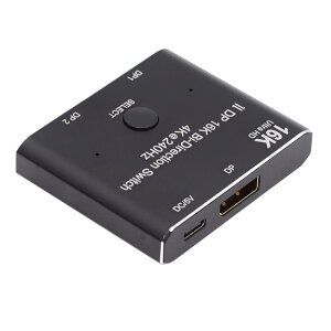 �y���������zCablecc USB-C Type-C �o�����X�C�b�` MST 1~2 �n�u �T�|�[�g �r�f�I�f�[�^ PD 8K@30hz 100W 10Gbps 50CM �F�F�u���b�N�A�T�C�Y�F16K Hub