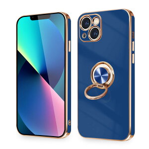 �y���������ziPhone 16e �P�[�X �����O�t�� �ϏՌ� �A�C�t�H��16e �����O �J�o�[ 360°��] �X�^���h�@�\ TPU �ԍڃz���_�[�Ή� 6.1�C���` �����Y�ی� �X�g���b�v�z�[���t�� �F�F�u���[�A�T�C�Y�FiP