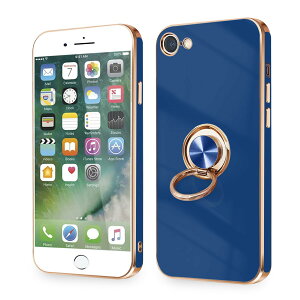 �y���������ziPhone 16e �P�[�X �����O�t�� �ϏՌ� �A�C�t�H��16e �����O �J�o�[ 360°��] �X�^���h�@�\ TPU �ԍڃz���_�[�Ή� 6.1�C���` �����Y�ی� �X�g���b�v�z�[���t�� �F�F�u���[�A�T�C�Y�FiP