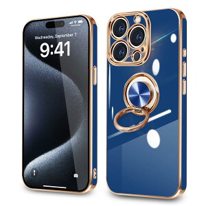 �y���������ziPhone 16e �P�[�X �����O�t�� �ϏՌ� �A�C�t�H��16e �����O �J�o�[ 360°��] �X�^���h�@�\ TPU �ԍڃz���_�[�Ή� 6.1�C���` �����Y�ی� �X�g���b�v�z�[���t�� �F�F�u���[�A�T�C�Y�FiP
