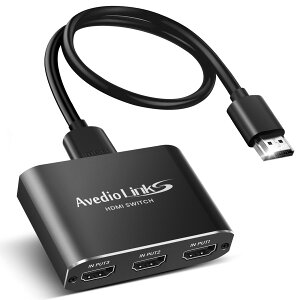 �y���������zavedio links HDMI �ؑ֊� �A���~�j�E�������� �Z���N�^�[3����1�o�� �F�F4K@60Hz 3����1�o�́A�T�C�Y�F4K@60Hz 3����1�o��