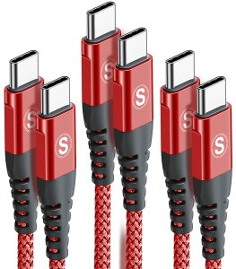 �y���������zUSB Type C to Type C �P�[�u�� �y3�{�Z�b�g PD�Ή� 60W�}���[�d�z iPhone 17/iPhone 16/iPhone15 Pro Max,iPhone15Plus,iPad Pro/Air/mini6,MacBookPixel��Type-c�@��Ή� �F�F�ԁA�T�C�Y�F3m+3m+3m