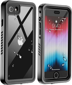 �y���������ziPhone SE3 (��3����) / SE2 (��2����)/ iPhone 8 / 7 �h���P�[�X IP68���S�h���h�o�K�i �ϏՌ� �ČR�K�i ���C�����X�[�d �w��F�؉\ �^�b�`�X�N���[���Ή� �y�� �X�g���b�v�t�� �A�E�g�h