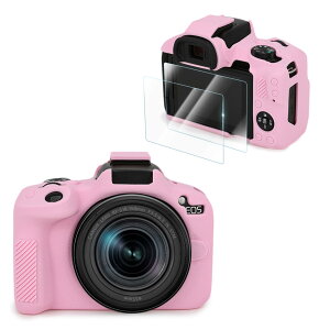 �y���������zVOVMOEYA �L���m�� CANON EOS R50�ƌ��������� �J�����ی�P�[�X[�����K���X�t�B����2���t�� 9H 0.25mm]�AEOS R50�{�f�B�P�[�X �\�t�g�ȃV���R���� �~���[���X���J�����J�o�[ �y�� �S��