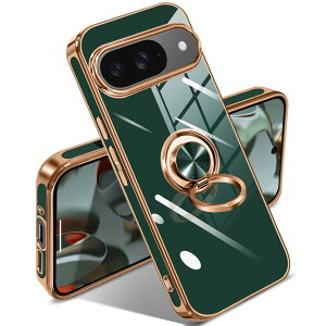 �y���������zGoogle Pixel 10/10 Pro �P�[�X �����O �s�N�Z��10/10 Pro �J�o�[ �����O�t�� �l�C �ϏՌ� �ČRMIL�K�i ���^���b�N�Ȏ��� TPU �y�� �g�уJ�o�[ �X�^���h�@�\ �ԍڃz���_�[�Ή� 360°��] �w��