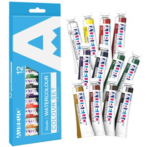 �y���������zAUREUO �Ǐ� �G�̋�Z�b�g 12 ml �`���[�u ���Ŋ痿 - �|�p�G�n��A���i�ʐ^�G�� - �G�戤�D�ƁA���S�ҁA�A�[�e�B�X�g�K�p �F�F���ʊG�A�T�C�Y�F12�Fx12ml