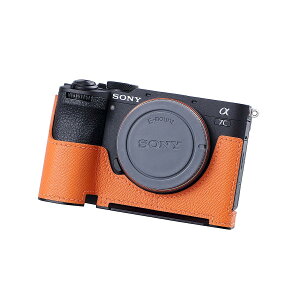 �y���������zSIUTATDSH �J�����n�[�t�P�[�X �K�p Sony A7C2 A7C M2 a7cii �r���e�[�W���^���{�v�C���X�^���g�J�����ی�P�[�X �X�^�C���b�V�� �|�[�^�u�� �ϏՌ� �F�F�I�����W