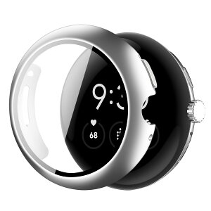 �y���������zBELIYO �Ή� Google Pixel Watch 4/3/2/1 ��p�P�[�X �ی�t�B���� ��̌^ �s�N�Z���E�H�b�` �J�o�[ �S�ʕی� PC�f�� �����ȒP �ϏՌ� �����ߗ� �w��h�~-PWC-PY �F�F�V���o�[ 1���A�T�C�Y�FS