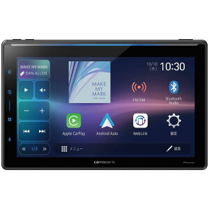 �y���������zPioneer �p�C�I�j�A �f�B�X�v���C�I�[�f�B�I AppleCarPlay AndroidAuto�Ή� Wi-Fi���[�^�[ �Z�b�g �F�F�u���b�N�A�T�C�Y�F10.1�C���`