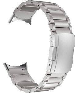 �y���������z[MaKTech] �`�^�����X�g�o���h Google Watch�p ���^���u���X���b�g�X�g���b�v �g�[�^�X�o�b�N���t���A�_�v�^�[�t�� Google Pixel Watch 3 [2024] �F�F�V���o�[�A�T�C�Y�FWatch3 45mm