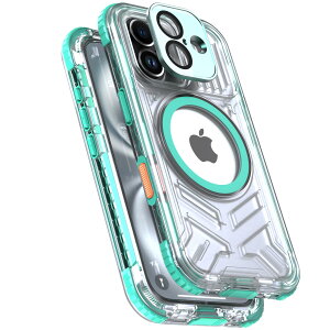 �y���������z�yUMITTOS�ziPhone 16�p �h���P�[�X MagSafe�Ή� �ČR� �Ռ��z�� �����B�e ��F�� �S�ʕی� �h�� �h�o ����~�� ��� �ϏՌ� �X�g���b�v�t�� �J�̓��E�����C�ȂǓK�p�i6.1�C���`�j 