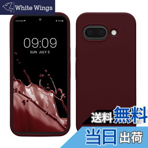 �y���������zkwmobile �X�}�z�P�[�X Google Pixel 9a�Ή� �P�[�X - TPU ���L�b�h �V���R�� �J�o�[ - �ϏՌ� ���h�~ �T���T�� Case �F�F�{���h�[�o�C�I���b�g�A�T�C�Y�FPixel 9a