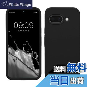�y���������zkwmobile �X�}�z�P�[�X Google Pixel 9a�Ή� �P�[�X - TPU ���L�b�h �V���R�� �J�o�[ - �ϏՌ� ���h�~ �T���T�� Case �F�F�u���b�N�A�T�C�Y�FPixel 9a