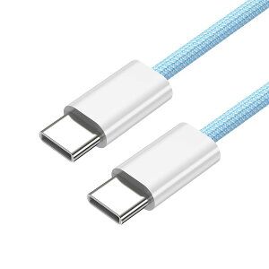�y���������zxiwai �u���b�N �z���C�g �u���[ �s���N �^�C�vC USB-C �I�X - �I�X USB 2.0 �o�[�W���� �f�[�^ �P�[�u�� 1m PD 65W �Ή� �m�[�g�p�\�R�� & �d�b�p �F�F�u���[�A�T�C�Y�F20cm