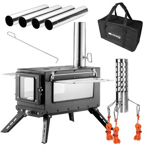 �y���������zSENQI �d�X�g�[�u �L�����v �e���g �R���� �X�e�����X �܂肽���ݎ� ���ˁE�ϔM�K���X���E�O���b�h�I���� �g�ѕ֗� �E�[�h�g�F �����Α� �e���g���� �L�����v�q�[�^�[ �A�E�g�h