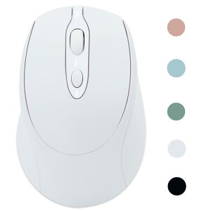 �y���������zWonzir ���C�����X�}�E�X Bluetooth 5.2 �É� ���� �}�E�X Type-C�[�d�� 3�i�KDPI�ؑ� 2.4GHz ���w�� Mac Windows Android iOS iPad PC Macbook�Ή� �F�FWhite- �z���C�g