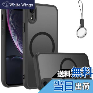 �y���������ziPhone �P�[�X �n�C�u���b�h�P�[�X MagSafe�Ή� ���C�[�d �F�F�u���b�N�A�T�C�Y�FiPhone XR