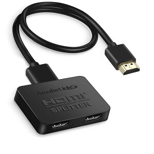 �y���������zavedio links HDMI���z�� 4Kx2K �X�v���b�^�[ 1����2�o�� �F�F4K 30Hz 1x2 HDMI �X�v���b�^�[�A�T�C�Y�F4K 1����2�o��