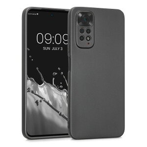 �y���������zkwmobile �ی�P�[�X Xiaomi Redmi Note 11 / Note 11S�Ή� - �ϏՌ� �X�}�z�P�[�X TPU�ی� �\�t�g �V���R�� ���^���b�N �]�f�B�A�b�N �u���[ �F�F���^���b�N �O���[