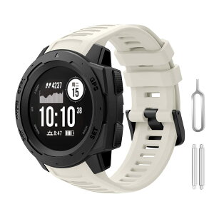 �y���������zHaotop �o���h Compatible for Garmin Instinct 2/Instinct/Esports/Tide/Tactical�C�X�|�[�c�V���R�����X�g�o���h�����o���h �F�F��