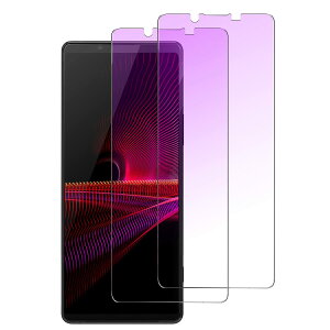 �y���������z�K���X�t�B���� �����K���X �ی�t�B���� pixel xperia iphone �p �F�F�u���[���C�g�J�b�g�A�T�C�Y�FXperia1 III (SOG03 SO-51B)