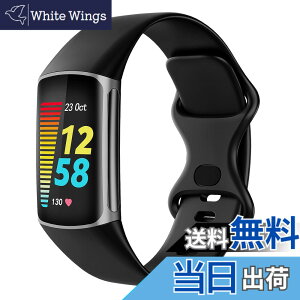 �y���������z[ATiC] Fitbit Charge 6/5 �����o���h �ւ��x���g �t�B�b�g�r�b�g�`���[�W6/5�p�C���t�B�j�e�B�x���g TPE�� �_�炩�� �X�|�[�c�o���h �����ȒP Black �F�F�u���b�N�A�T�C�Y�FFitbit-Charge6/5