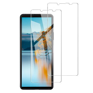 �y���������z�K���X�t�B���� iPhone 13mini �p �y2���Z�b�g�z�S�ʕی� �t�B���� �t���J�o�[ �t����� 5.4�C���`�Ή� �C�A�[�� �\��t���ȒP �F�FHD-�����ׁi2������j�A�T�C�Y�FXperia 10 III (SOG04 SO-