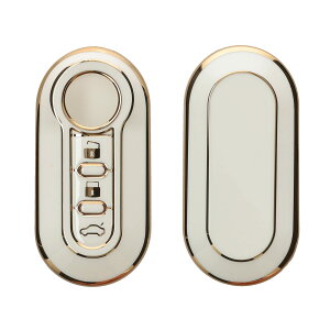 �y���������zkwmobile Fiat Lancia 3-�{�^�� �܂肽���� �Ԃ̃L�[�Ή� �L�[�P�[�X - �L�[�J�o�[ ���J�o�[ TPU ����d�グ - �Ԍ� �ϏՌ� �ی� ���� �s���N�S�[���h �F�F���F / �S�[���h�A�T�C�Y�FM