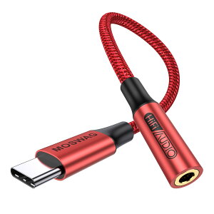 �y���������zMOSWAG USB Type C����3.5 mm�C���z���W���b�N�A�_�v�^�A�I�[�f�B�I�A�_�v�^USB C����⏕�Í����P�[�u�� Galaxy S21�AS21+�AS21Plus�AS21�AS20FE S20+�ȂǂɓK���Ă��܂� �F�F���b�h�A�T�C�Y�F