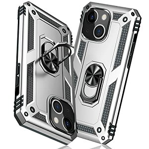 �y���������ziPhone 15 Plus �P�[�X �����O �ϏՌ� �Ռ��z�� ���h�~ �X�^���h�t�� TPU+PC�o���p�[ �w��h�~�΍� �A�C�t�H��15 plus �P�[�X 6.7�C���` ��d�\�� 360�x��] �h�o �ԍڃz���_�[�Ή� ���ϖh