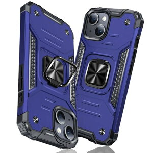 �y���������ziPhone 15 Plus �p�P�[�X �����O �Ռ��z�� �ϏՌ� TPU+PC�o���p�[ ��d�\�� �ČRMIL�K�i �S�ʕی�J�o�[ ����h�~ �ԍڃz���_�[�Ή� �C�菝�h�~ ����~�� �y�� ���^ �A�C�t�H�� 15 plus 