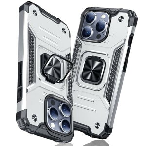 �y���������ziPhone 15 Pro Max �p�P�[�X �����O �Ռ��z�� �ϏՌ� TPU+PC�o���p�[ ��d�\�� �ČRMIL�K�i �S�ʕی�J�o�[ ����h�~ �ԍڃz���_�[�Ή� �C�菝�h�~ ����~�� �y�� ���^ �A�C�t�H�� 15 pro 