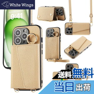 �y���������zXKringCKPTcs Wallet Case for iPhone 16 �F�F�J�[�L�A�T�C�Y�FiPhone 16 Pro