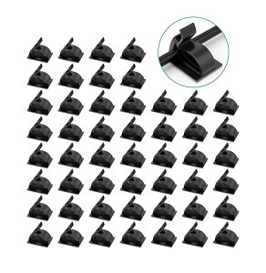 �y���������zNeyiem �P�[�u���N���b�v �P�[�u���X�^���h �e�[�u�����[ �ԗp �z�� �d���N���b�v �z���B�� �R�[�h�t�b�N ���͂ȗ��ʃe�[�v �F�F�u���b�N�i6�K�i���߉\�Łj