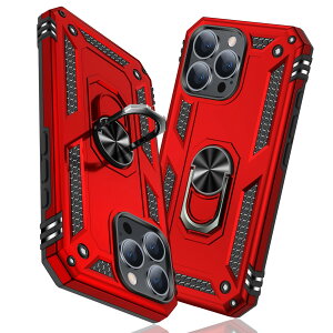 �y���������zTMUJWS iPhone 16 Pro �p�P�[�X �����O �ϏՌ� �Ռ��z�� ���h�~ �S�ʕی� �J�����ی� �X�^���h�t�� TPU+PC�o���p�[ �w��h�~�΍� ��d�\�� 360�x��] �h�o �ԍڃz���_�[�Ή� ���ϖh�~ ��