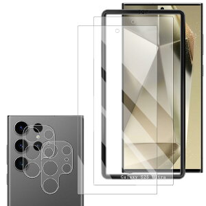 �y���������zWigsii �Ή� Galaxy s25 Ultra �p �K���X�t�B���� �y2+2���Z�b�g+ �K�C�h�g�t���zGalaxy s25 Ultra �ی�t�B���� *2 + �J�����t�B���� *2 �y �� �i�� ���{AGC���Ɏq�f�ށz �d�x9H �����K���X �Ռ�