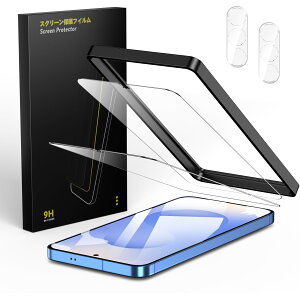 �y���������zBesecou �K���X�t�B���� iPhone/AQUOS/XPERIA �p ���Ɏq�f�ސ� �K�C�h�g�t�� �����K���X �t���ی� 9H�d�x �ϏՌ� �C�A�h�~ �T�C�Y�FGalaxy S25