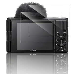 �y���������z�Ή� SONY ZV1 II/ZV-1/ZV-1F/ZV-E10 �t�B���� �y2���Z�b�g- ���Y���Ɏq�f�ލ̗p �z ZV-E10 / ZV-1F / ZV-1 / ZV-1 II �K���X�t�B���� �����K���X �t���ی�t�B���� �P�[�X �y 2.5D ���E���h�G�b�W 