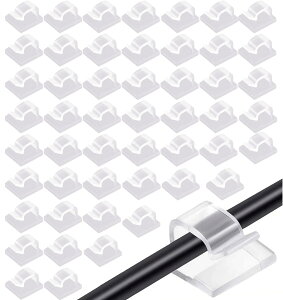 �y���������zNeyiem �P�[�u���N���b�v �P�[�u���X�^���h �e�[�u�����[ �ԗp �z�� �d���N���b�v �z���B�� �R�[�h�t�b�N ���͂ȗ��ʃe�[�v �F�F���� (50����)