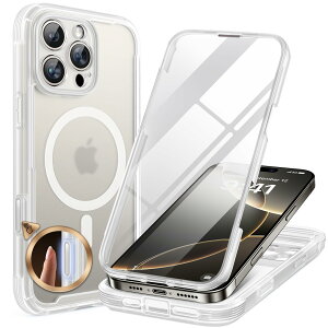 �y���������zMiracase iPhone SE/13/14/15/16/17 �P�[�X 9H�����K���X �t���J�o�[ �F�F�}�b�g�N���A�A�T�C�Y�FiPhone16pro