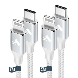 �y���������z���C�g�j���O�P�[�u�� USB C Aioneus Type C ���C�g�j���O �P�[�u�� 2�{�Z�b�g iPhone �[�d�P�[�u�� �^�C�vC ���C�g�j���O PD�����[�d �A�C�t�H�� Type-C �P�[�u�����C�g�j���O USB C Lightning