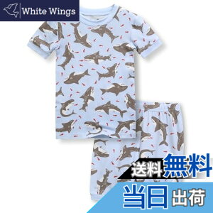 �y���������z[Vaenait Baby] �q���L�b�Y1-8�� �����p�W���}�Q�Ԓ����[���E�F�A�㉺�Z�b�g �r�X�R�[�X Shirring Colorful �F�FA05-Fun Shark�A�T�C�Y�F80