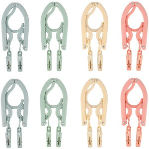 �y���������zFINGOOO �܂��݃n���K�[ �܂肽���݃n���K�[ ���s�p �s���`�t�� �g�їp �g���x���n���K�[ ���󕨊��� ���[�֗� �y�� ���@�\ �ȃX�y�[�X �F�F8pcs�A�T�C�Y�F��