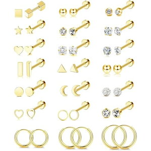 �y���������zJstyle 21�y�A �s�A�X ���f�B�[�X �S�[���h �X�^�b�h�s�A�X ������ �t�[�v ���� �{�[�� �L���[�r�b�N�W���R�j�A �A�����M�[�Ή� �X�e�����X � ���� �W���G���[ �F�F�S�[���h�A