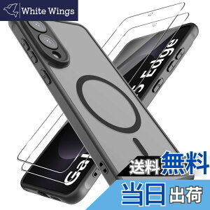 �y���������zGreerass Phone �P�[�X MagSafe �Ή� �F�F�u���b�N�A�T�C�Y�FGALAXY S25 EDGE �Ή� �ی�P�[�X