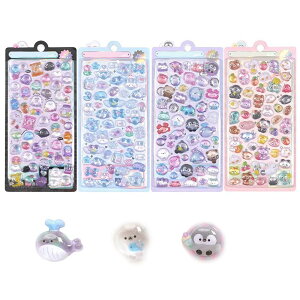 �y���������zISHR �V�[�� �Ղ��Ղ� ���x���V�[�� 4���Z�b�g 3D ���� �A���o�� ���� �g�ѓd�b����p �蒠�p ����DIY�p ���J�� �L���L���� �f�R�V�[�� �F�FA